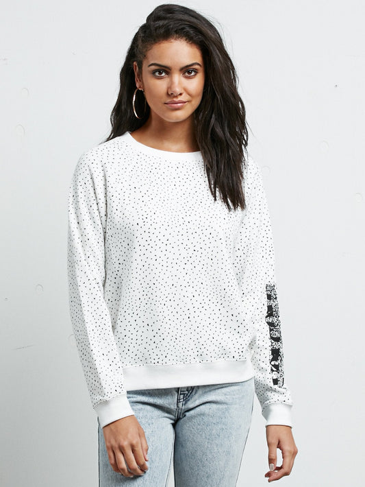 Sweatshirt Mix A Lot Crew - Star White