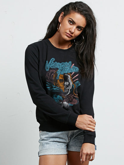 Sweatshirt Sound Check Fleece - Black