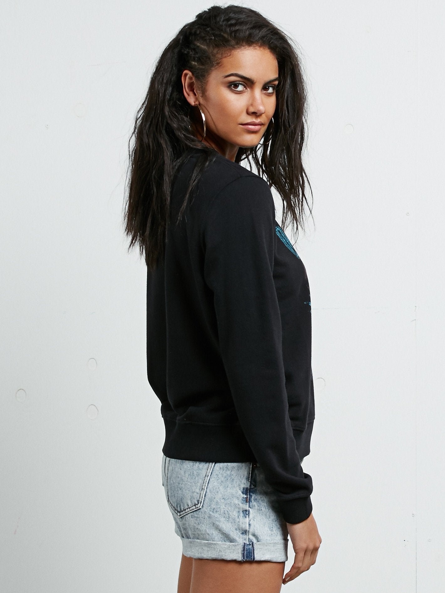 Sweatshirt Sound Check Fleece - Black