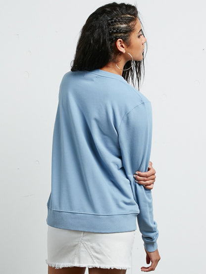 Sound Check Fleece Sweatshirt - Washed Blue