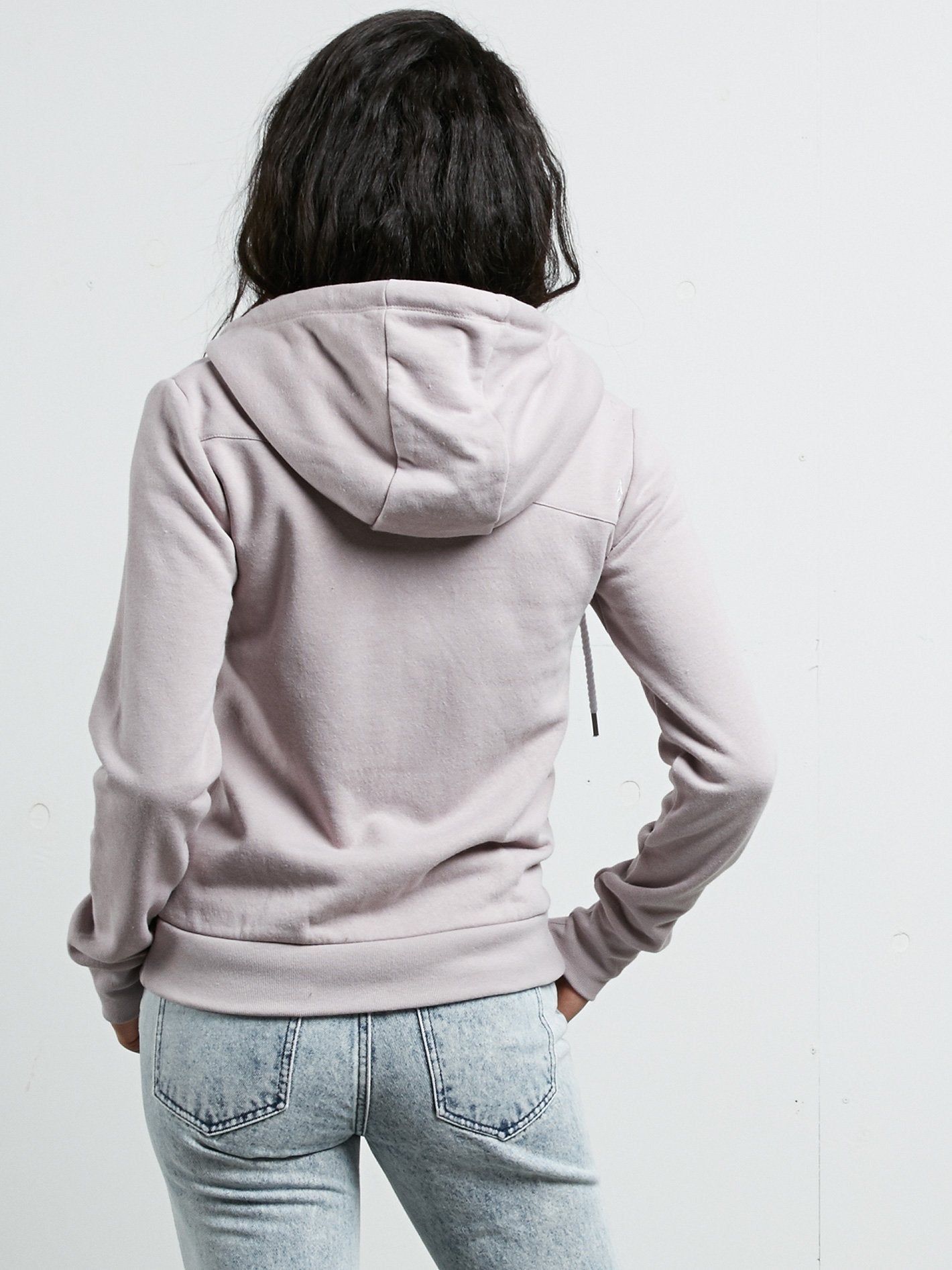 Walk On By Zip-Up Hooded Sweatshirt - Steel Purple