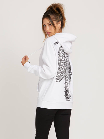 Sweat à capuche Gmj - White