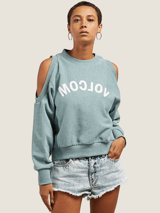 Top Col Rond Edit N Crop - Aqua