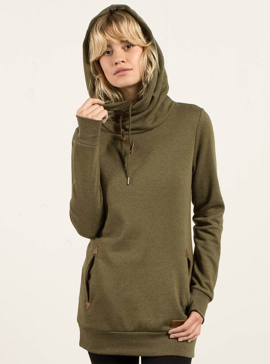 Sweatshirt Long A Capuche Walk On By - Dark Camo