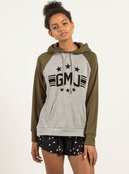 Georgia May Jagger Hooded Sweatshirt - Heather Gray