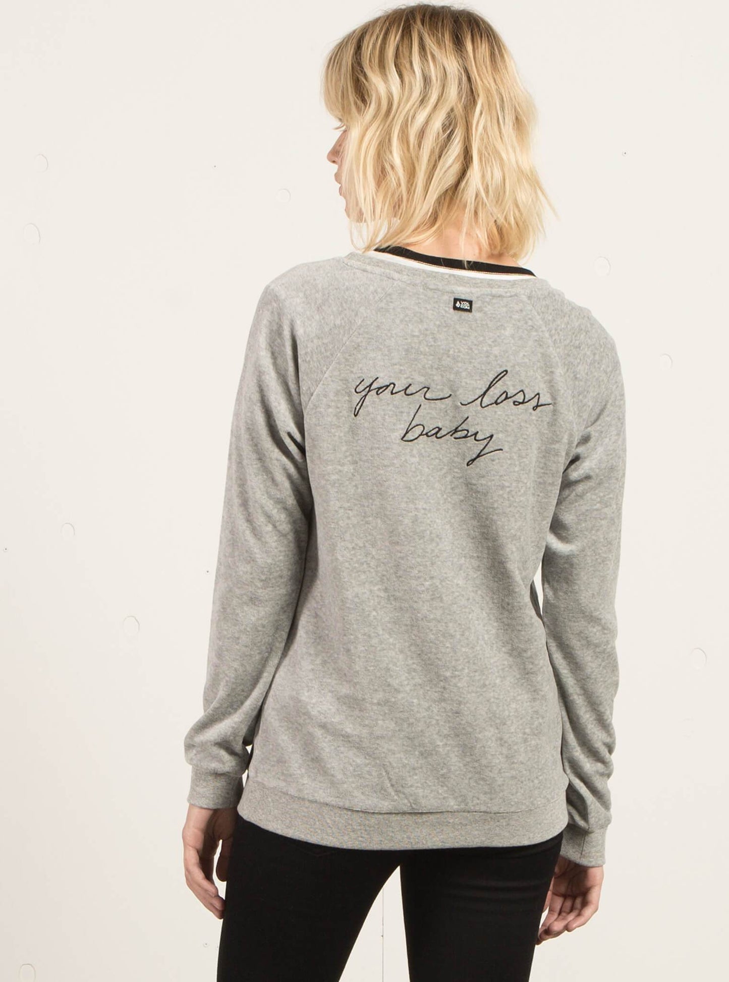 Pull-Over Gotta Crush Crew - Heather Grey