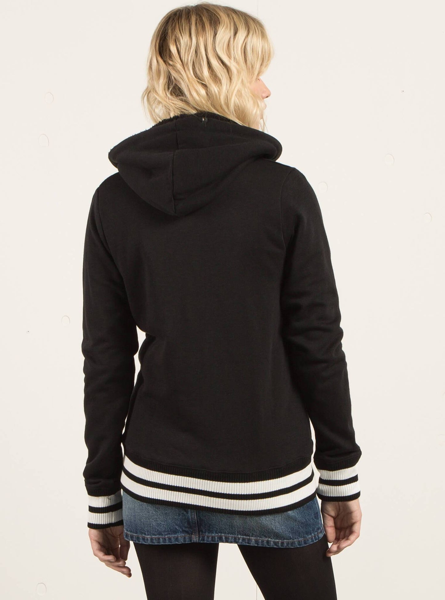 Sweatshirt Zippe A Capuche Good One - Black