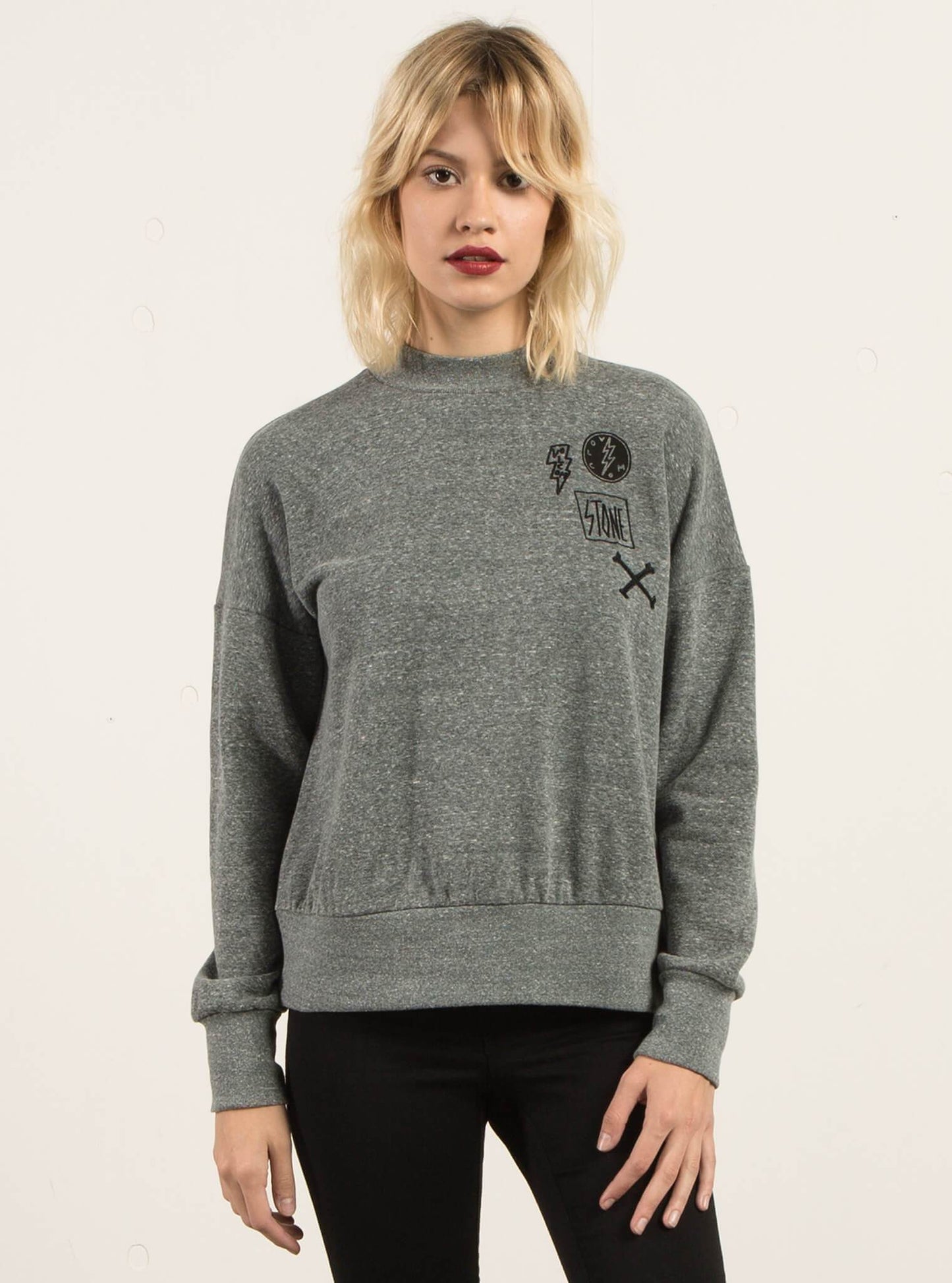 Stayin High Pullover - Anthrazit