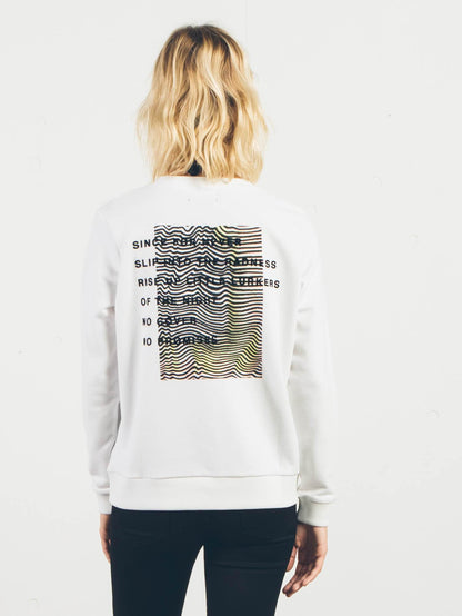 Sweatshirt Sound Check - White