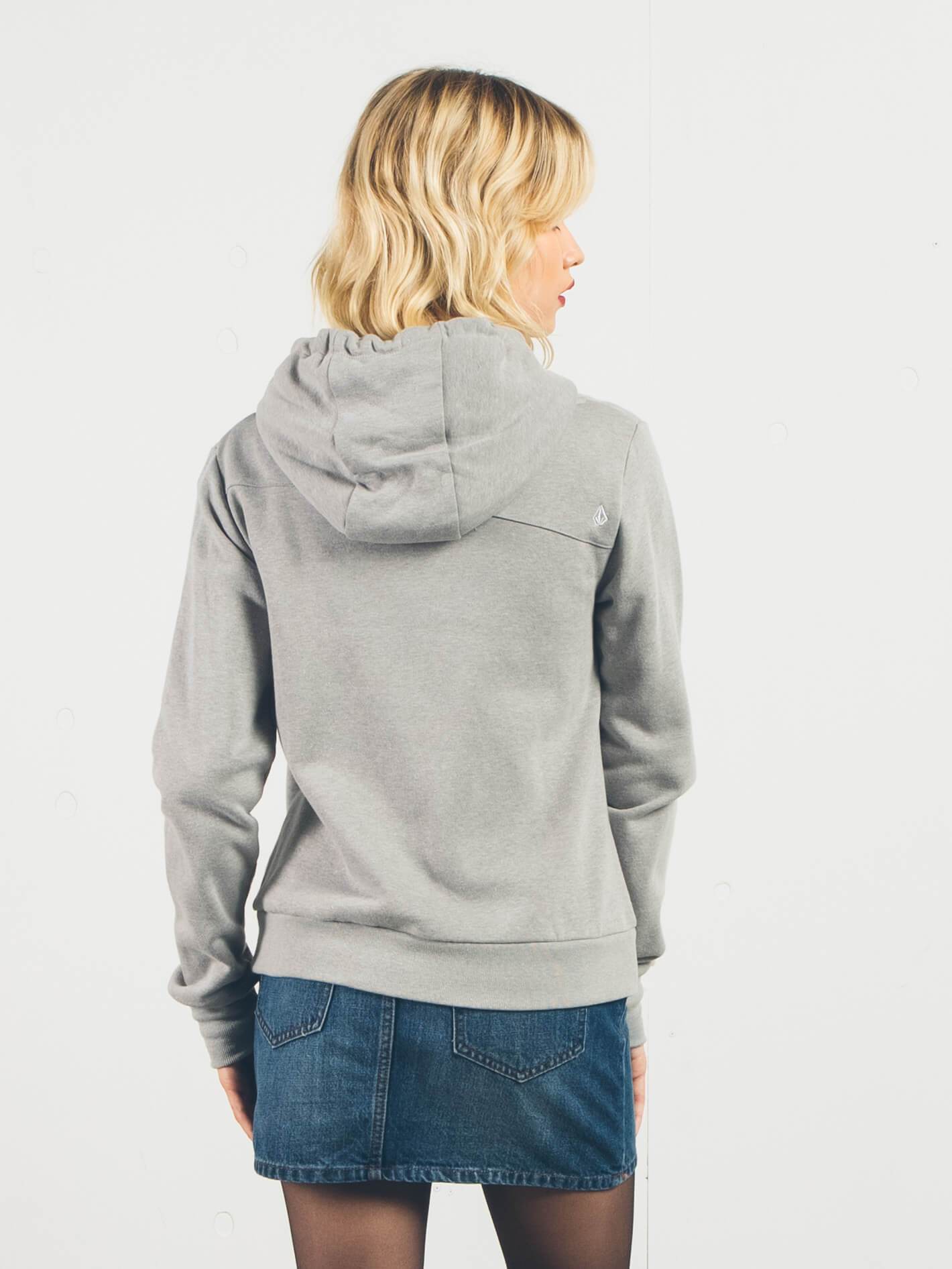 Walk On By Kapuzenpullover mit Reißverschluss - Heather Grey