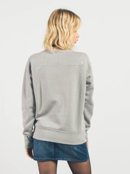 Sweatshirt Walk On By - Heather Grey