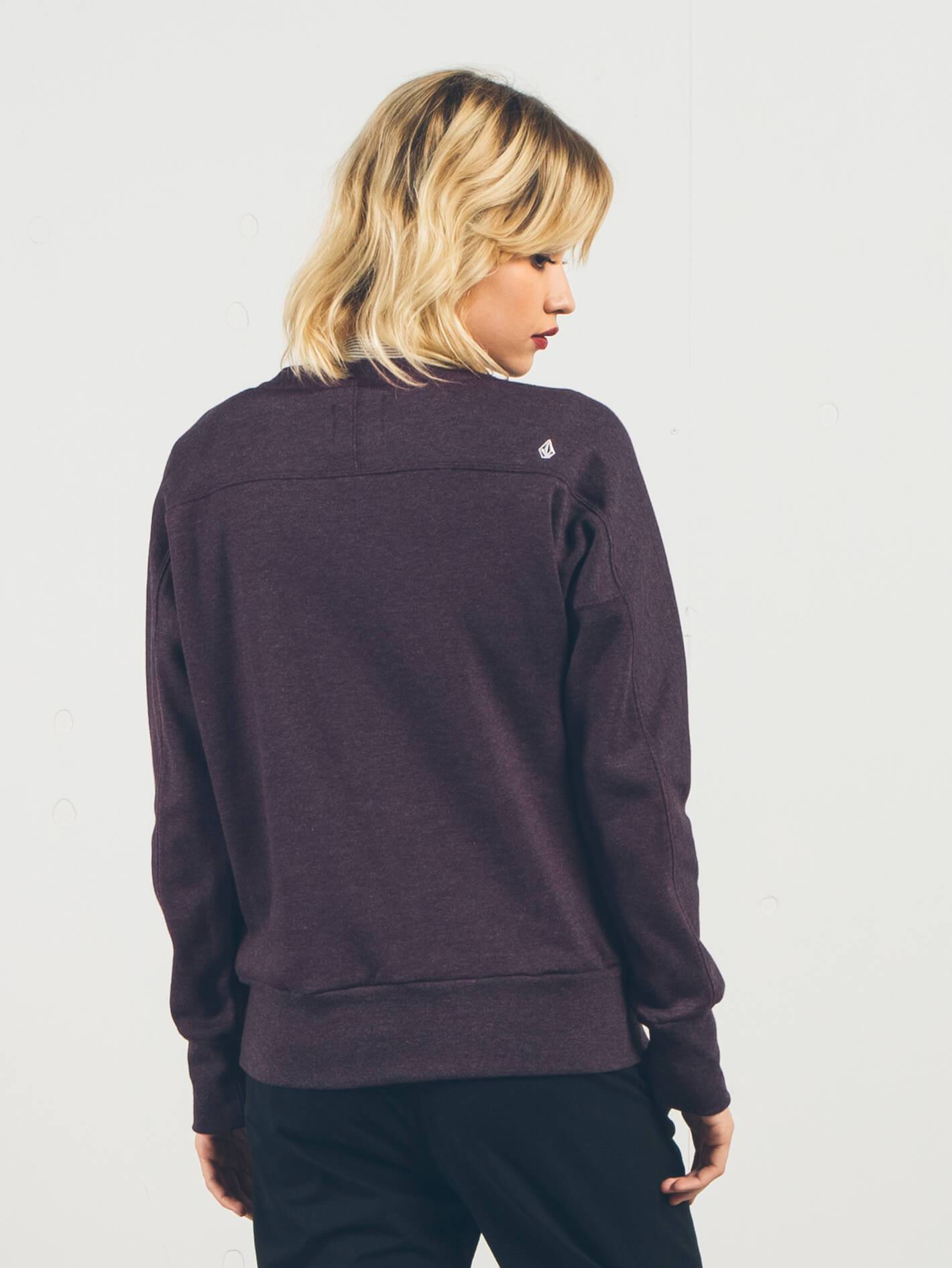 Walk On By Sweatshirt - Plum
