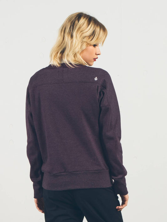 Sweatshirt Walk On By - Plum