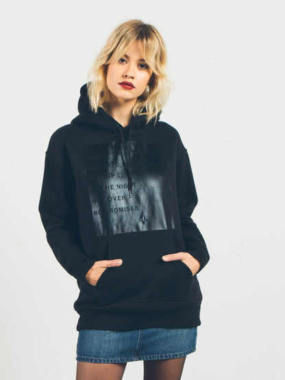 Sweatshirt à capuche Burn City - Black