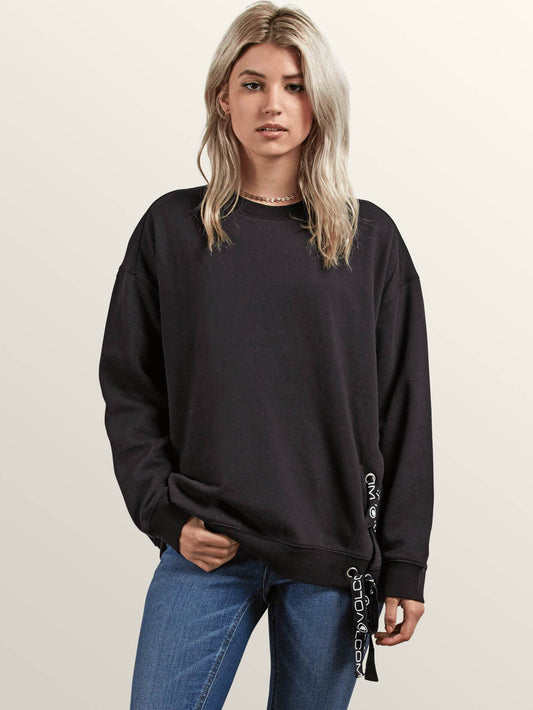 Sweat Lacy Crew - Dark Grey