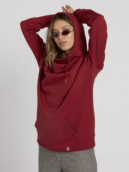 Sweat à capuche Walk On By High Neck - Auburn