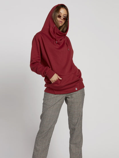 Sweat à capuche Walk On By High Neck - Auburn