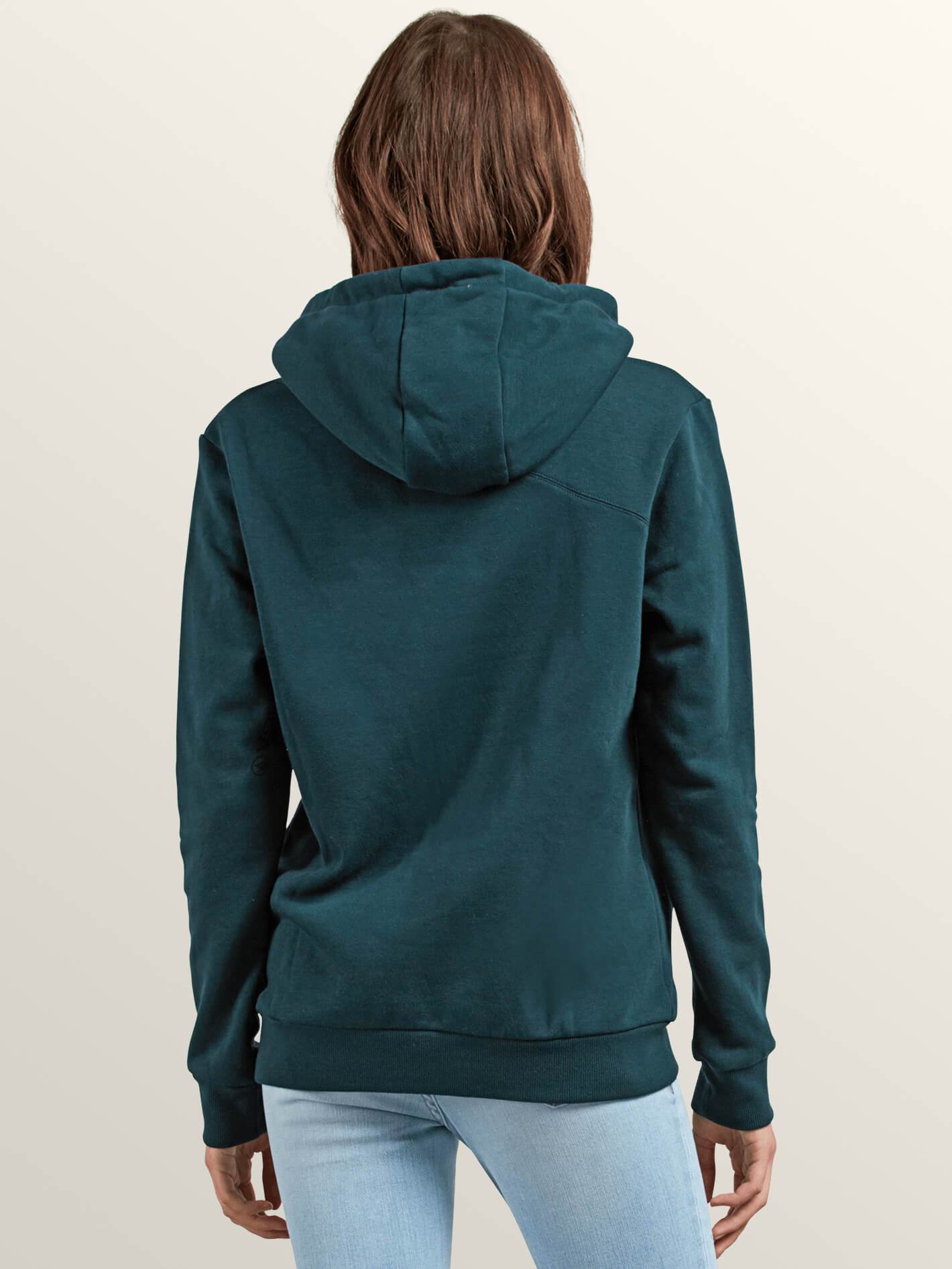 Walk On By High Neck Sweatshirt - Evergreen