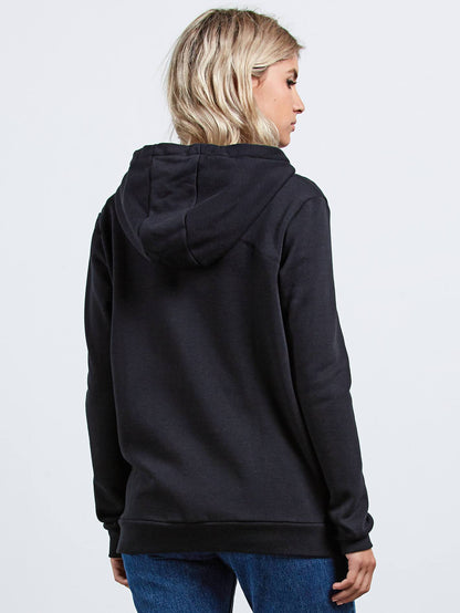Walk On By Zip Sweatshirt - Black