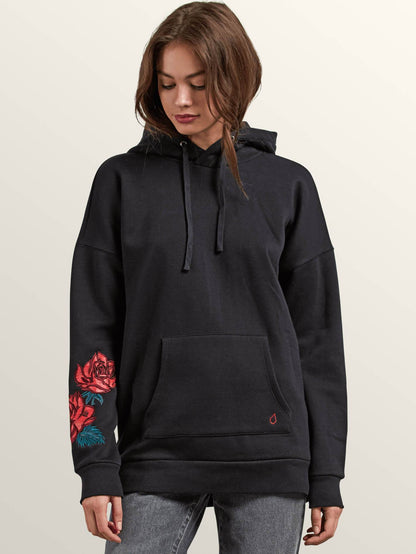 Sweat Burned Down Hoody - Black