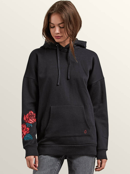 Sweat Burned Down Hoody - Black
