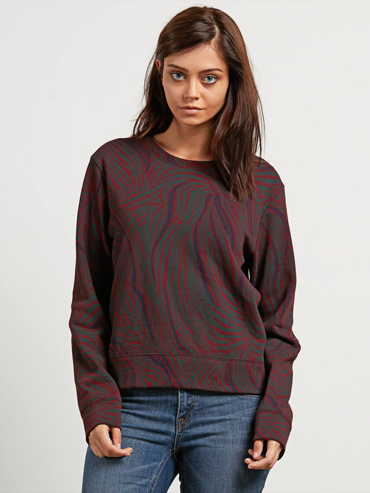 Sweat Splat Dat Crew - Burgundy