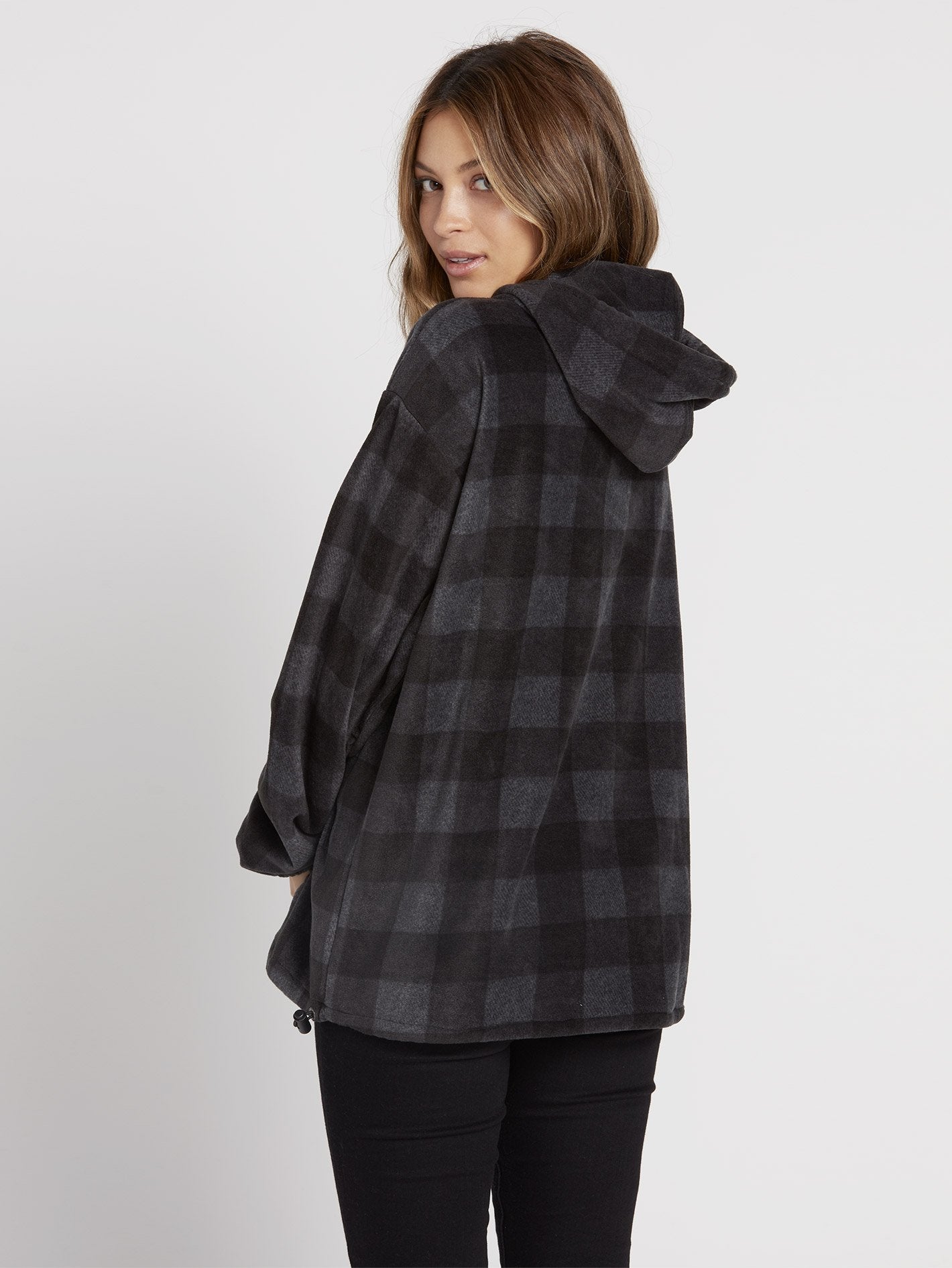 Straight Zipn Hoodie - Schwarze Kombination