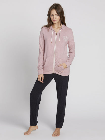 Sweat à capuche Lil Zip - Faded Mauve
