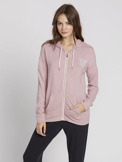 Sweat à capuche Lil Zip - Faded Mauve