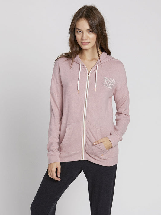 Lil Zip Hoodie - Verblasstes Mauve