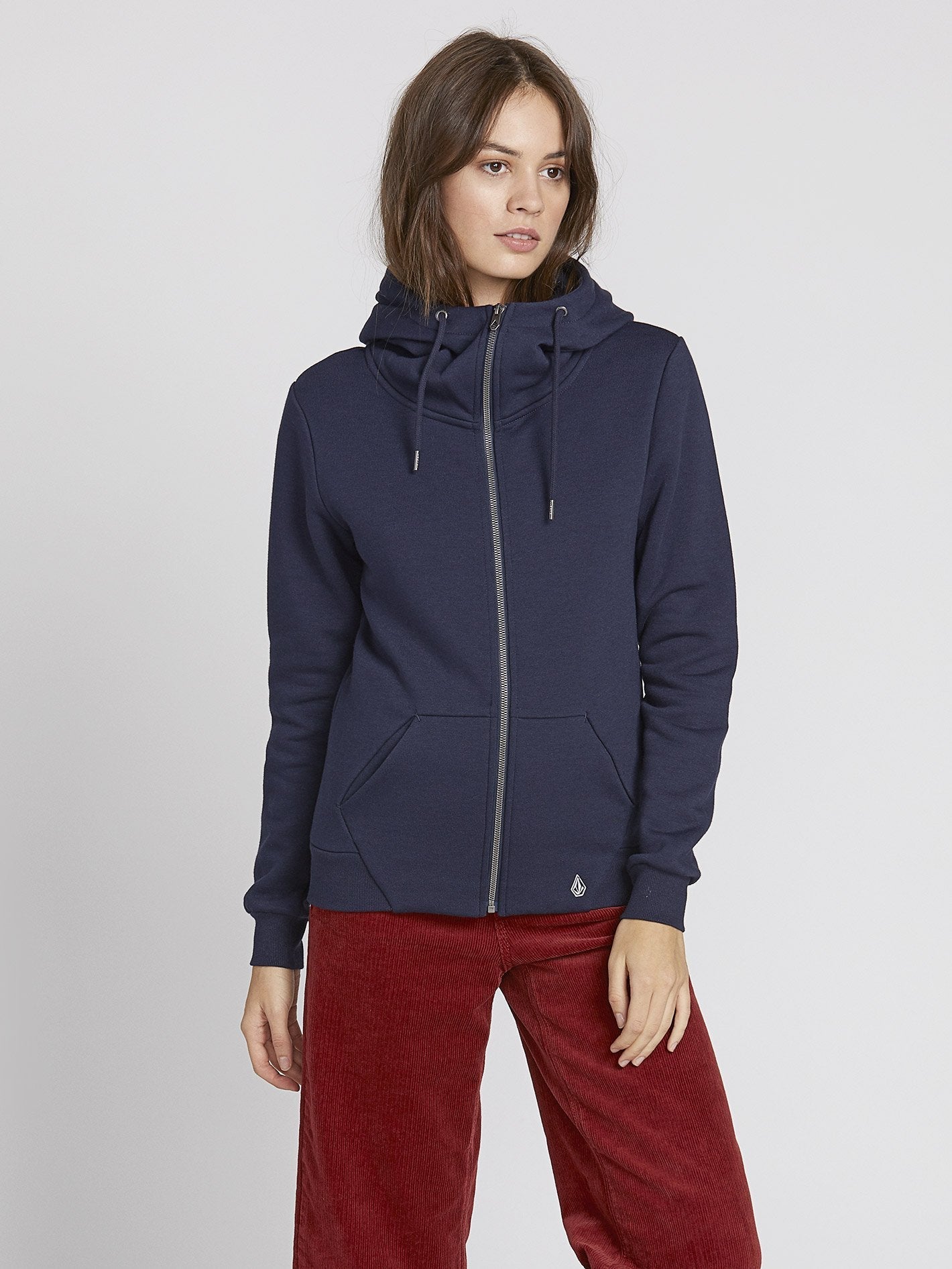 Sweat à capuche Walk On By Zip - Sea Navy