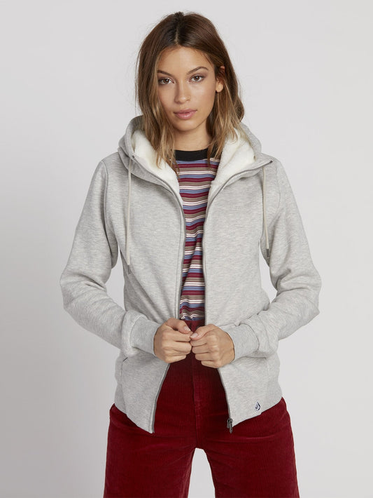 Sweat à capuche Walk On By Sherpa - Heather Grey