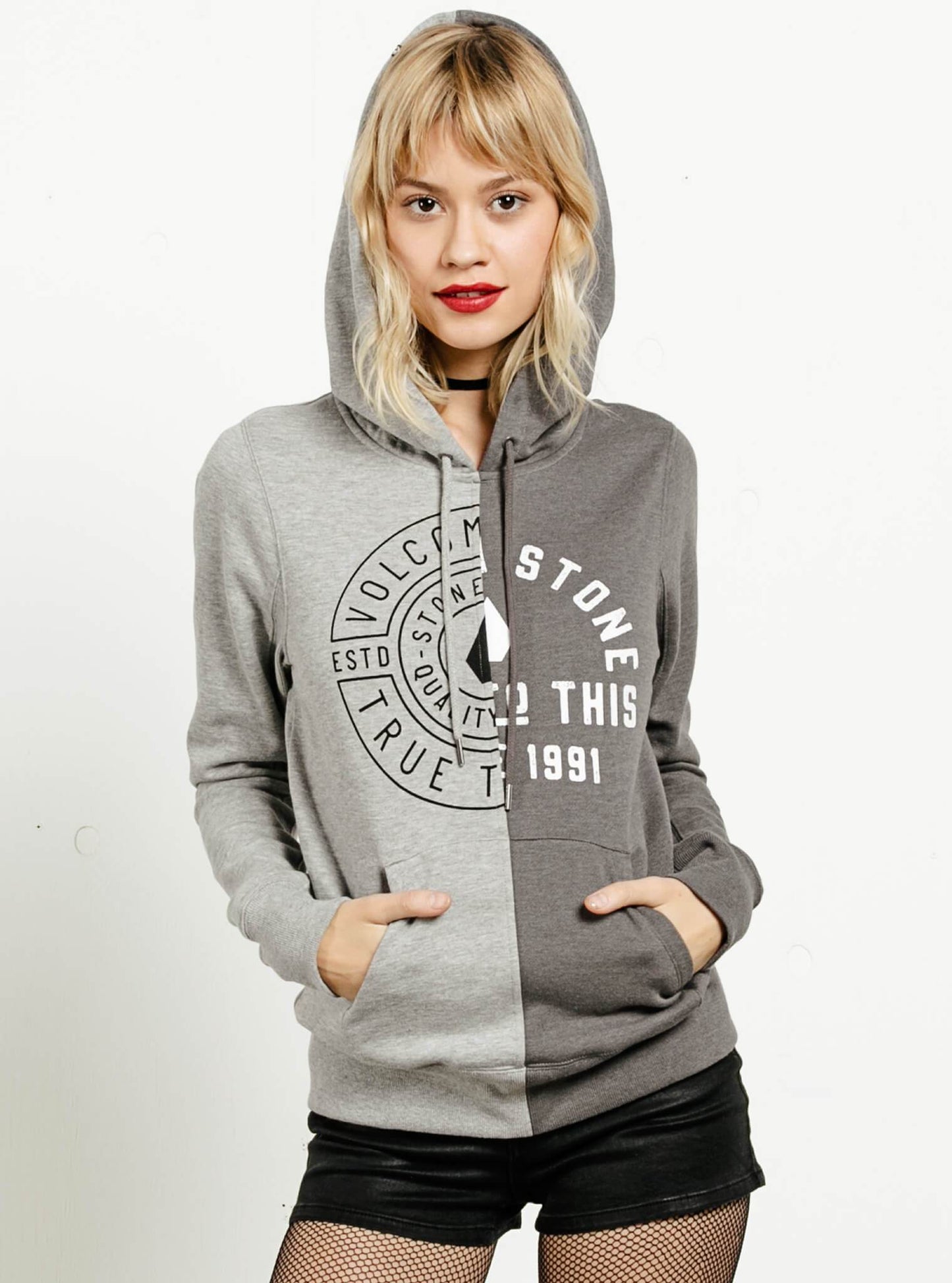 Slippin' Up Hoodie - Heather Gray