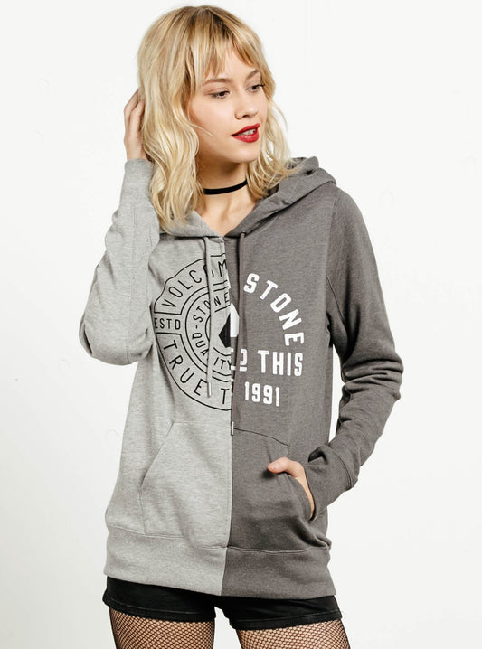Sweat À Capuche Slippin' Up - Heather Grey