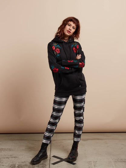 Burned Down Hoodie - Black