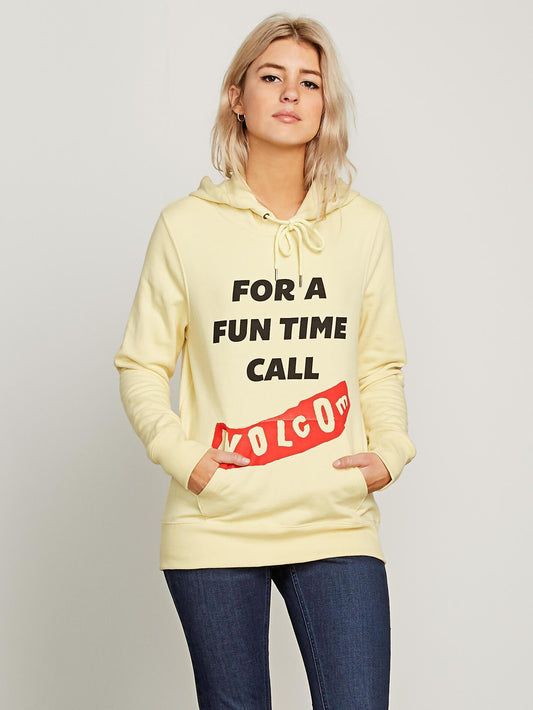 Sweat Vol Stone Hoodie - Faded Yellow