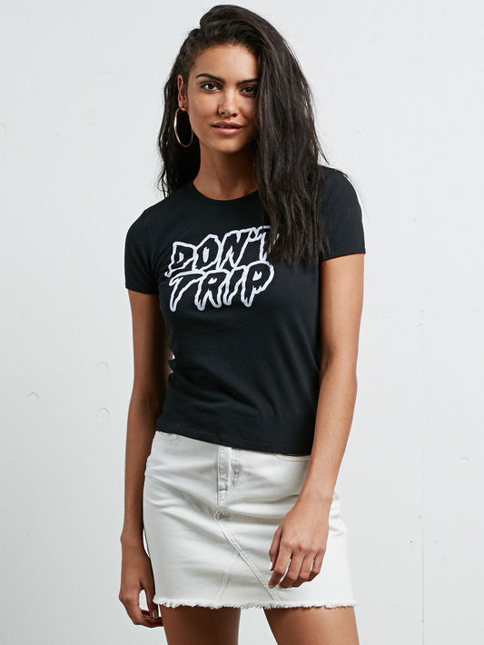 T-shirt à manches courtes Don't Even Trip - Black