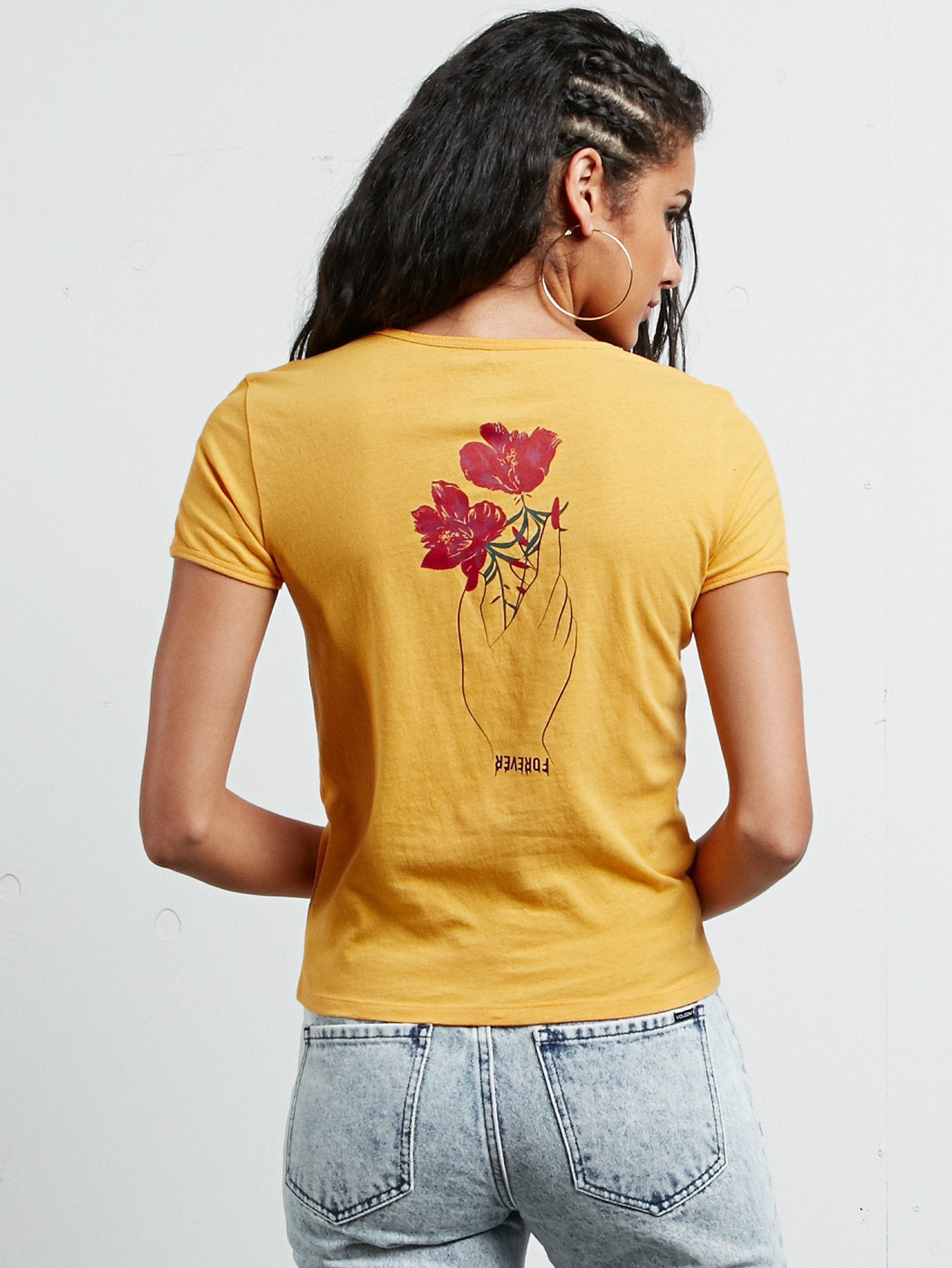 Don't Even Trip Kurzarm-T-Shirt - Citrus Gold