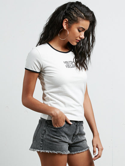 T-shirt à manches courtes Don't Even Trip - White