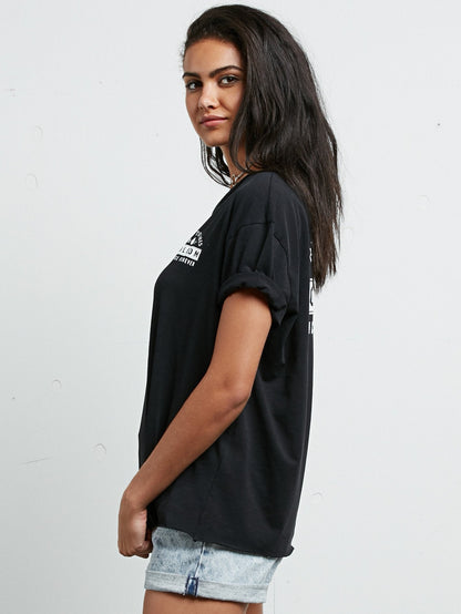 Ride The Stone Kurzarm-T-Shirt - Schwarz