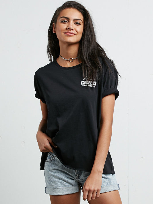 T-shirt à manches courtes Ride The Stone - Black