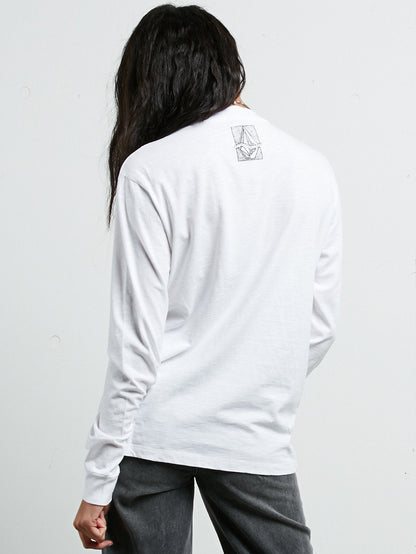 T-shirt à manches longues What A Trip - White