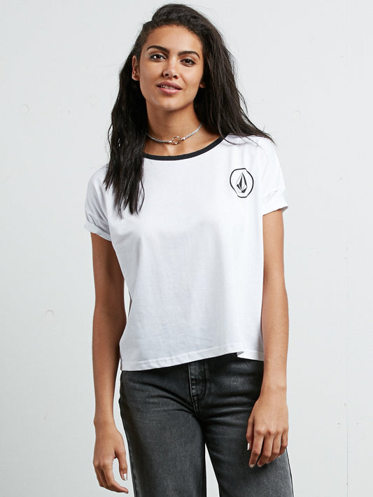 T-shirt à manches courtes Simply Stoned - White