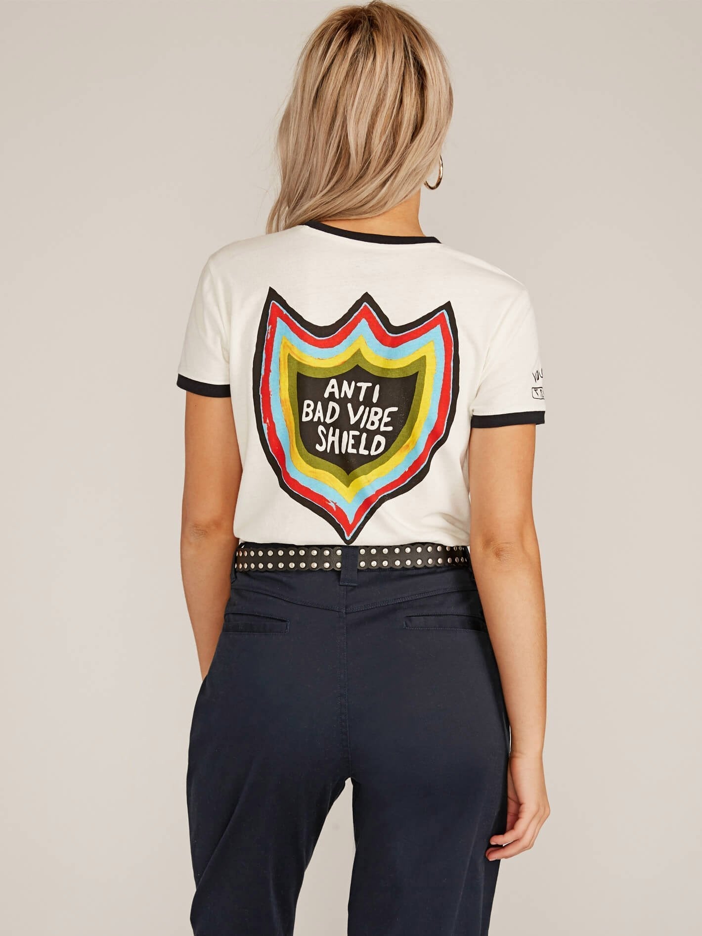 T-SHIRT RINGER - White