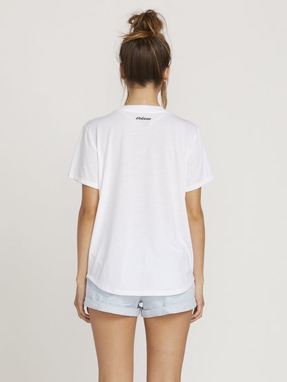 T-shirt Volneck - White