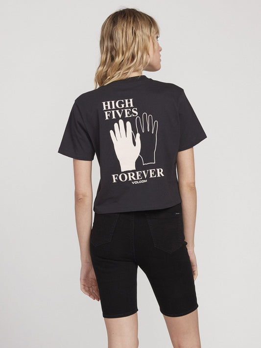 T-Shirt mit Taschenzifferblatt - SCHWARZ
