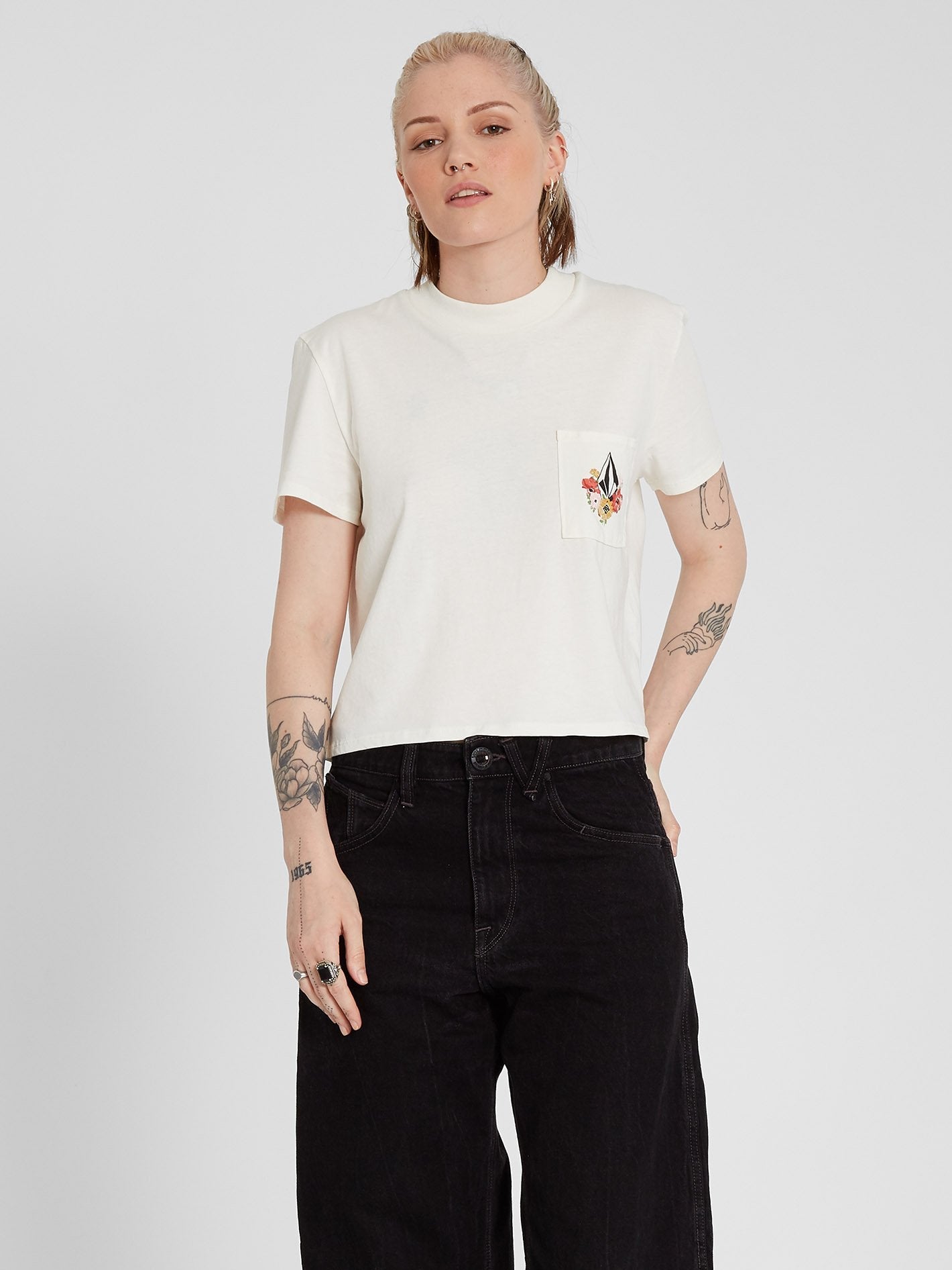 Pocket Dial T-Shirt – Sternweiß