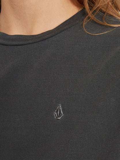 Solid Stone T-Shirt - BLACK
