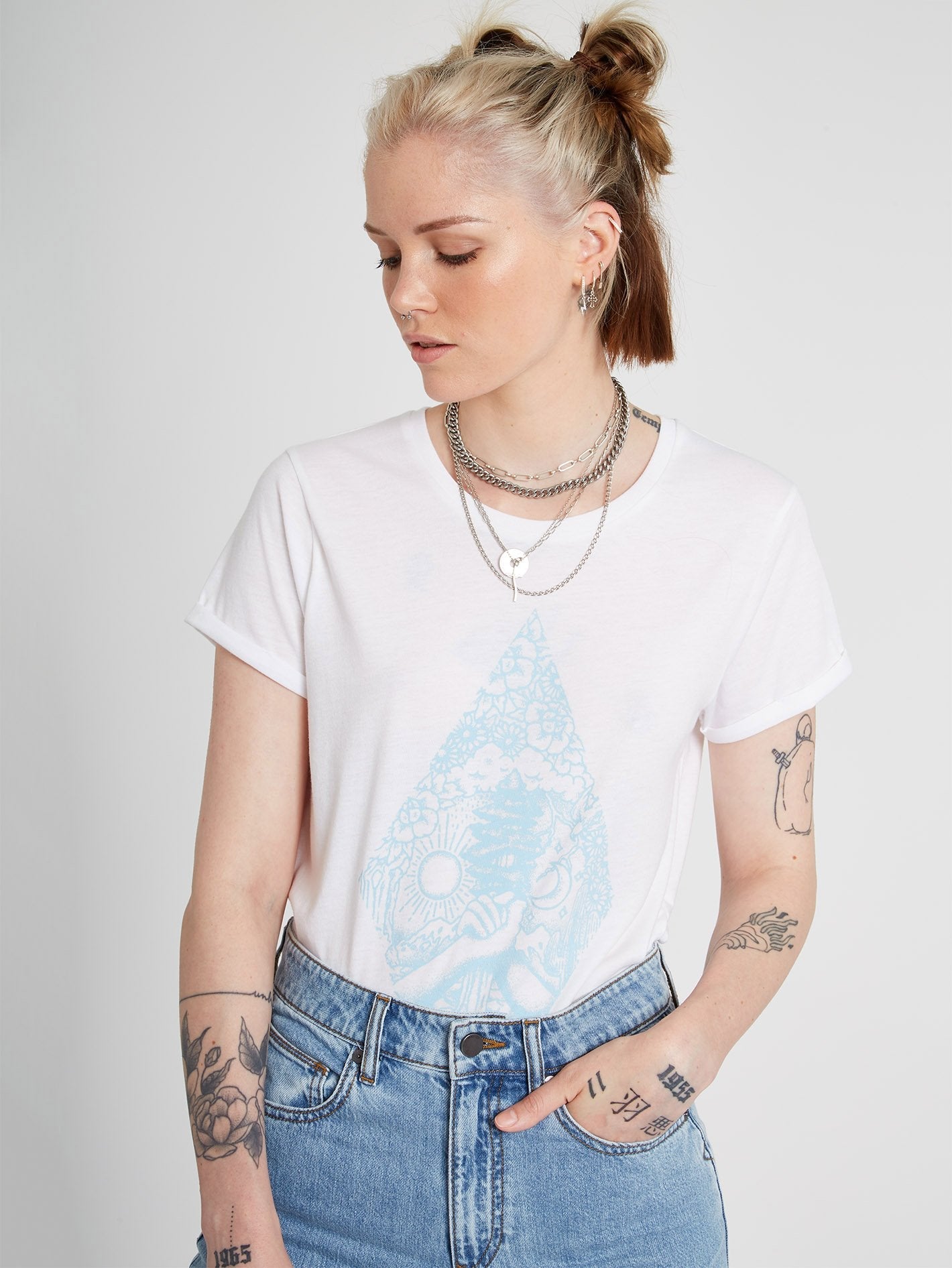 T-shirt Radical Daze - White