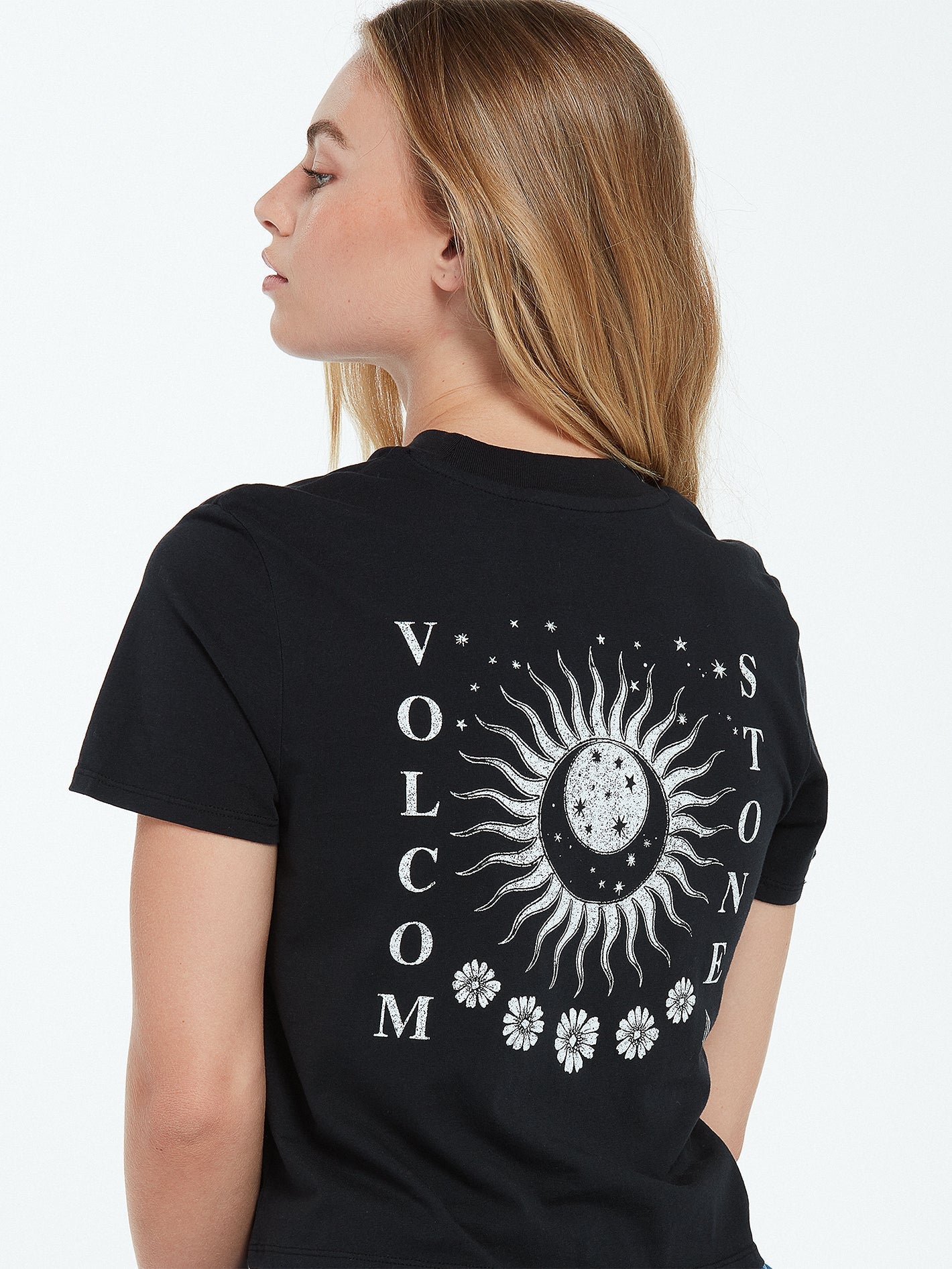 T-Shirt mit Taschenzifferblatt - SCHWARZ